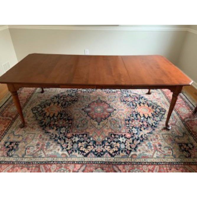 1990s Traditional Nichols and Stone Antique Dining Set - 9 Pieces