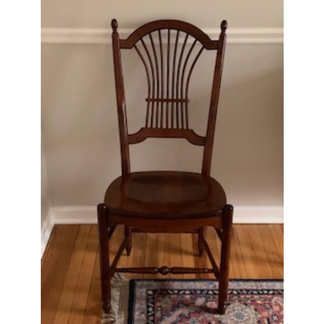 1990s Traditional Nichols and Stone Antique Dining Set - 9 Pieces