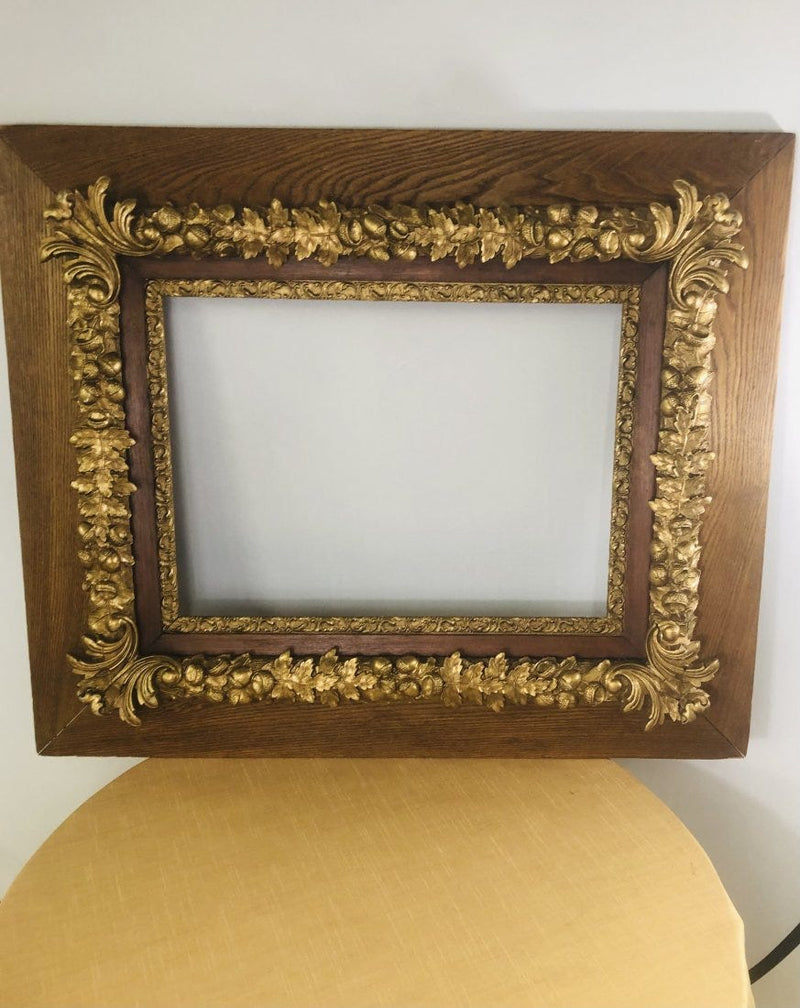 1980s Oak Gilt Frame