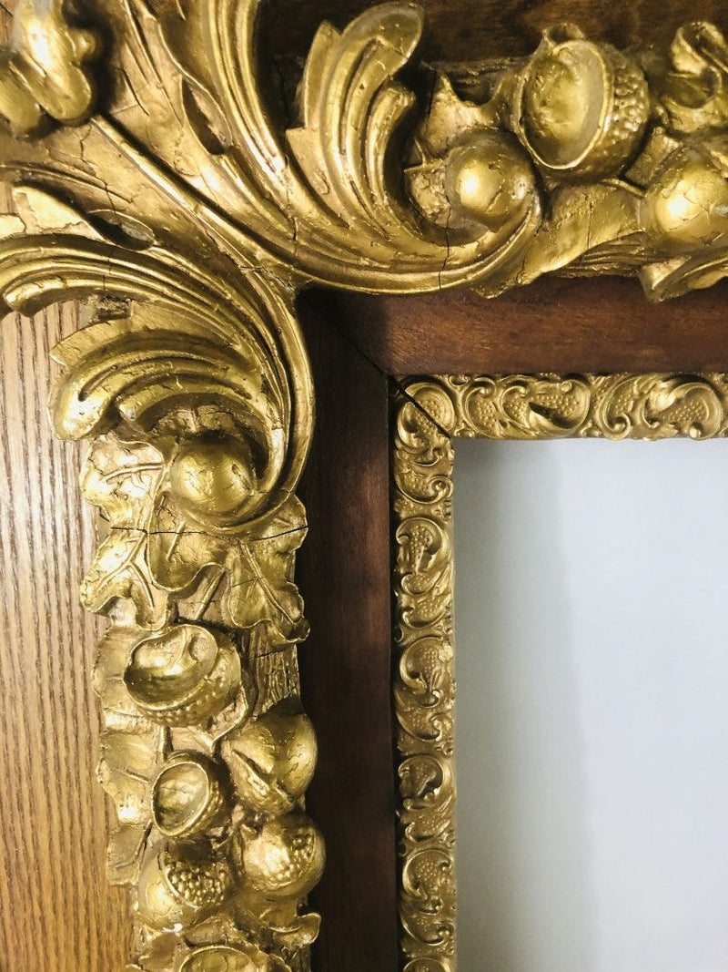1980s Oak Gilt Frame