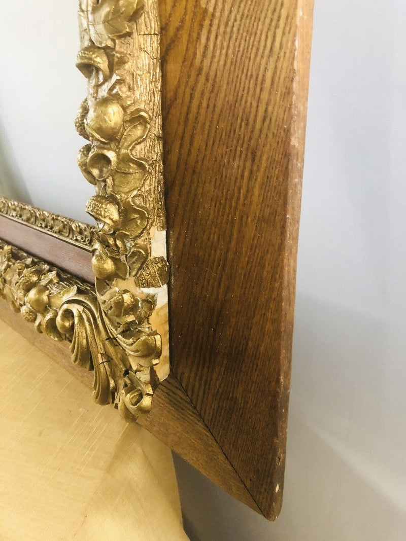 1980s Oak Gilt Frame