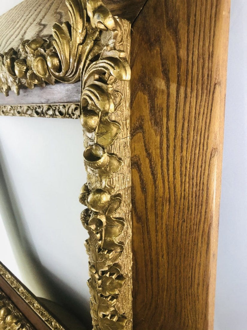 1980s Oak Gilt Frame