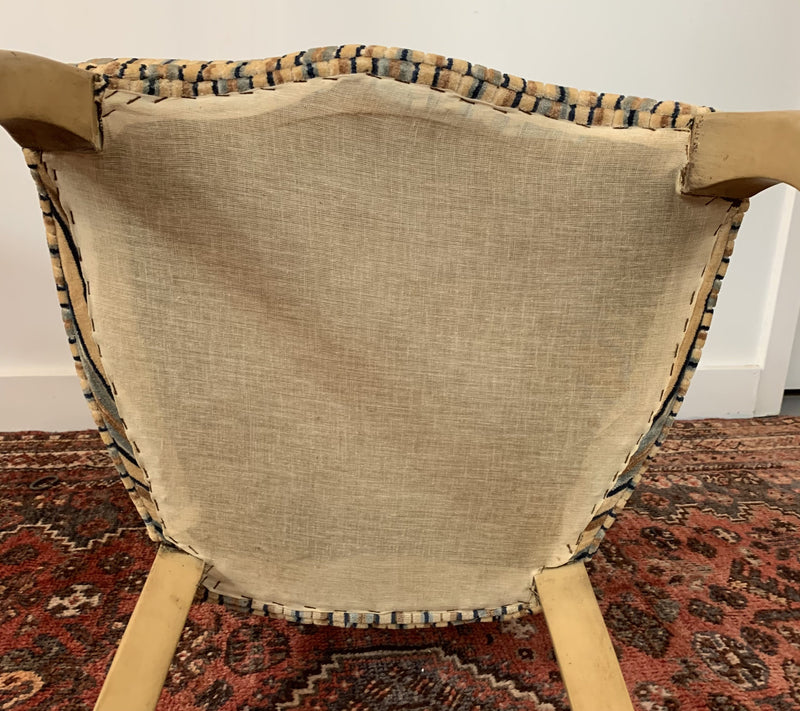 Louis XV Style Oval Back Side Chair, a Pair