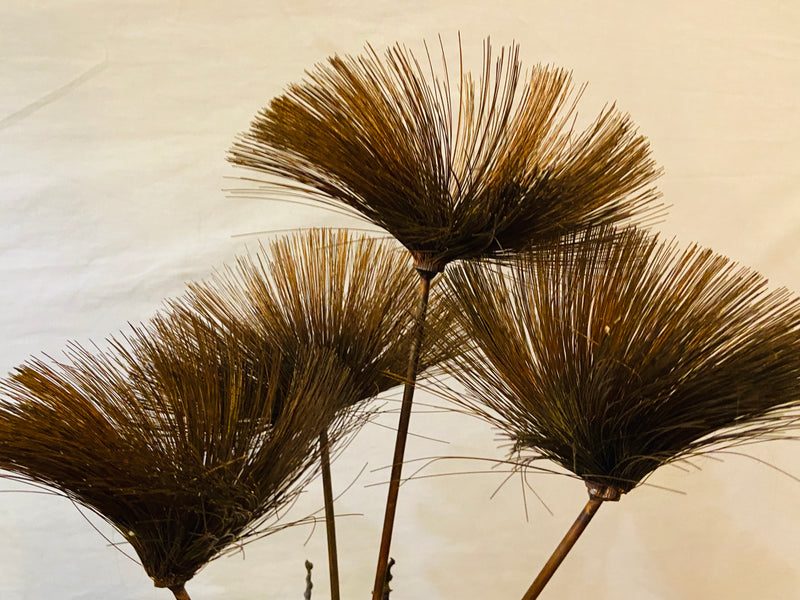 Pair John Steck 1960's Tabletop Sculptures from Steck's Desert Flower Collection