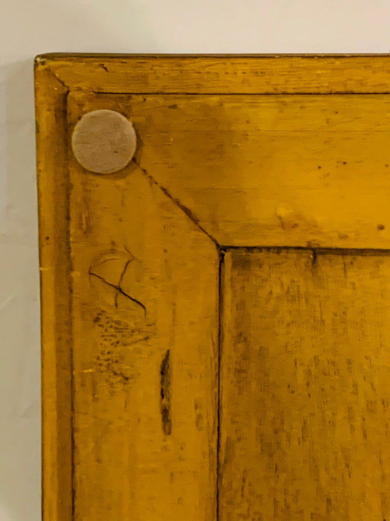 Antiqued Mirror, Gilt Wood & Handpainted Framed Wall/Vanity or Console Mirror