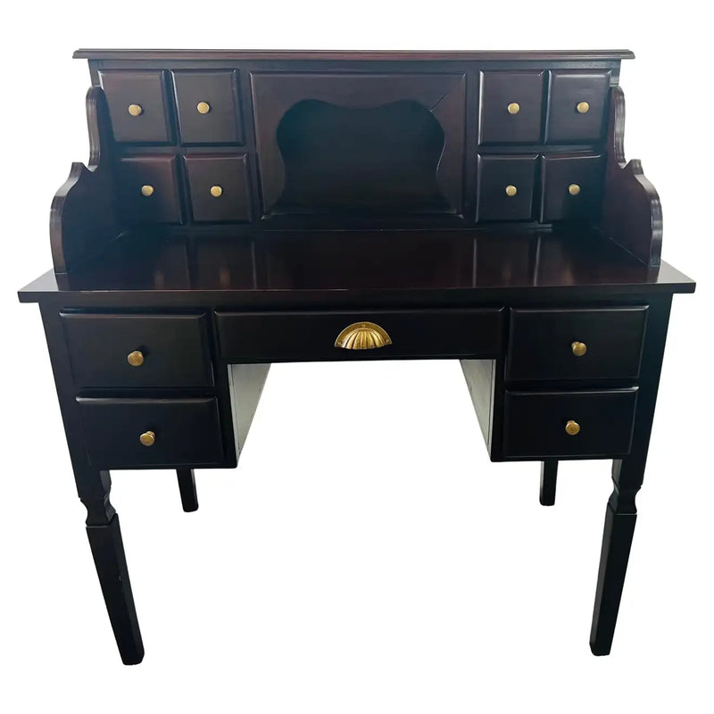 Vintage American Mahogany Escritoire Writing Desk