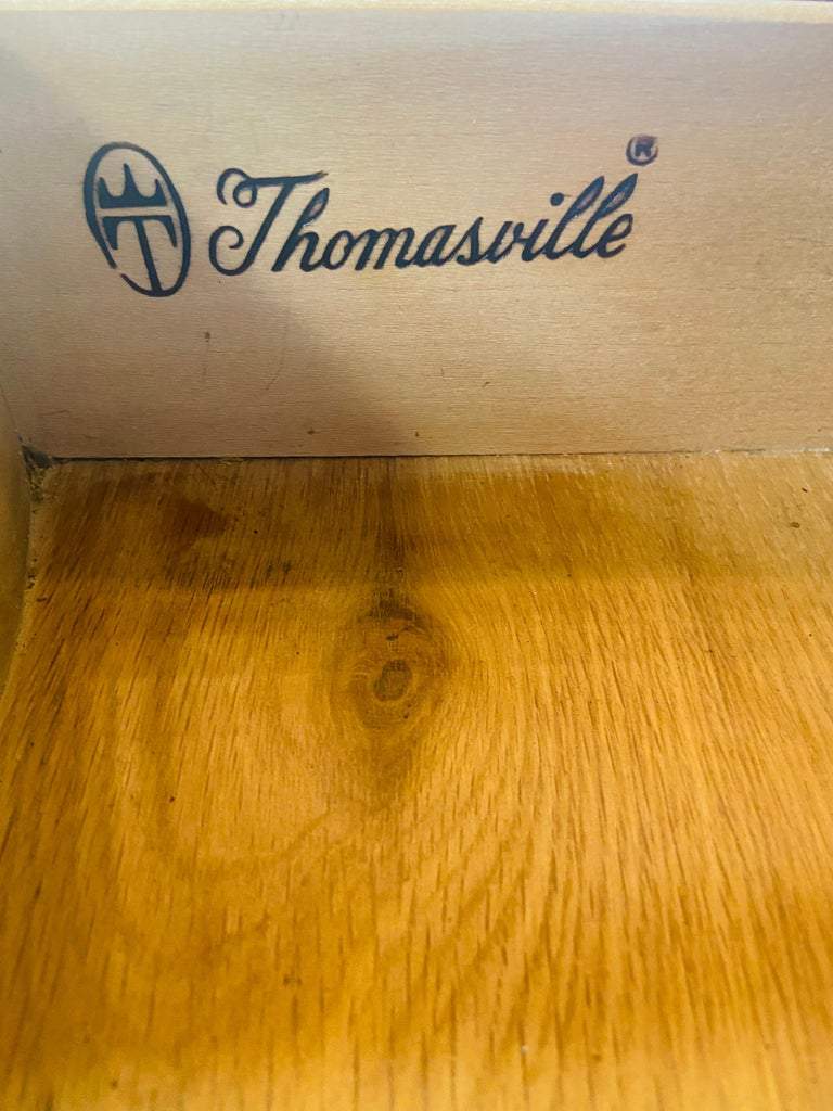 Thomasville Hepplewhite Style Inlaid Mahogany Sideboard, Console or Buffet