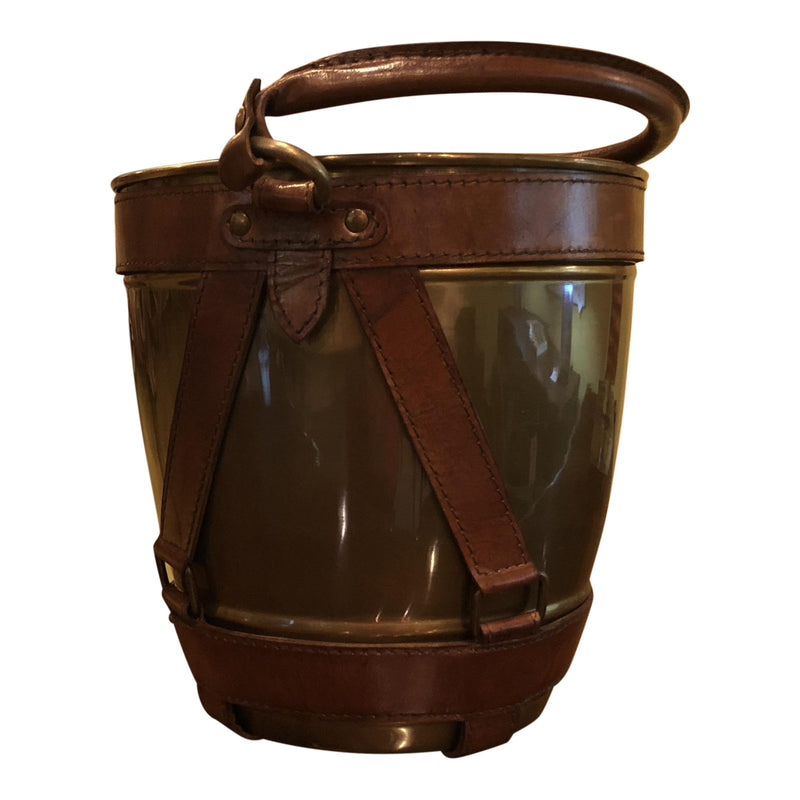 Leather Handle Champagne Ice Bucket