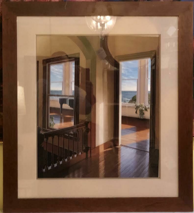 Edward Gordon "Late Afternoon" Framed Print in a Mahogany Frame