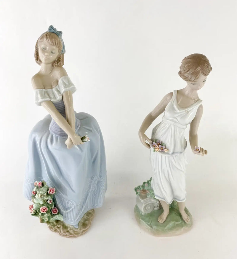 Lladro Limited Edition of Lady in Love and Flowers for Goddess Woman, Retired