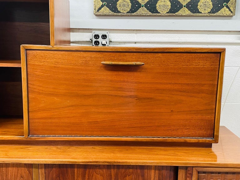 Mid Century Modern Danish Teak Credenza, Sideboard, Bar or Cocktail Cabinet