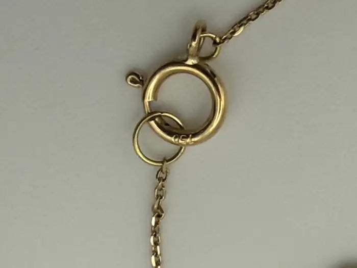 5.95 Carat Octagon Emerald Station Chain Necklace in 18k Solid Yellow Gold