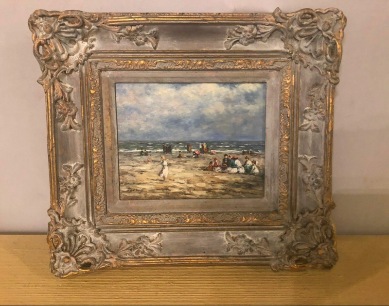 1990s Impressionistic Oil on Canvas Painting
