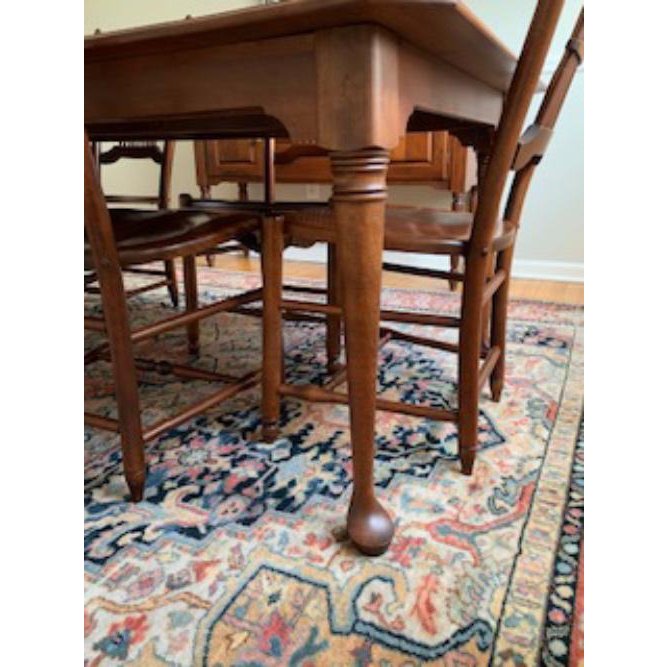 1990s Traditional Nichols and Stone Antique Dining Table