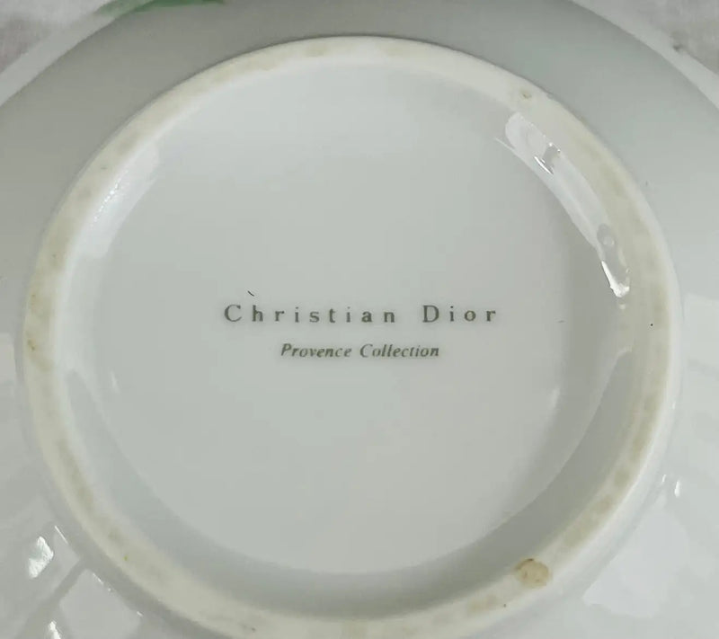 Christian Dior Provence Collection Porcelain Sugar Bowl and Creamer, Set of 2