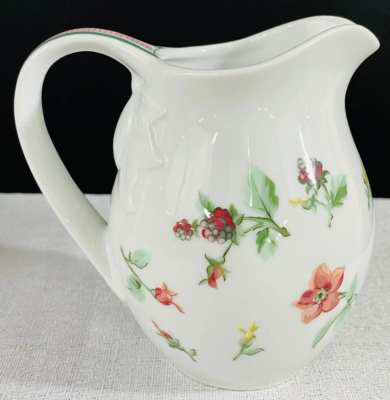 Christian Dior Provence Collection Porcelain Sugar Bowl and Creamer, Set of 2