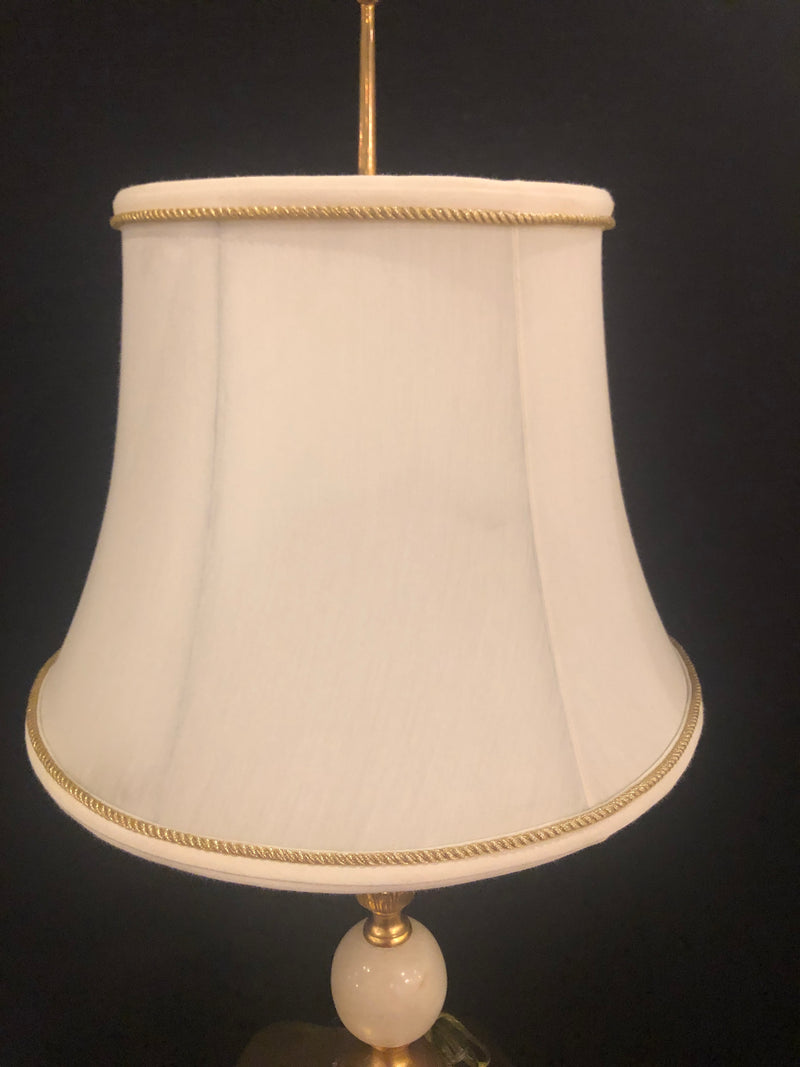 A French Gilt Bronze and Alabaster Table Lamp