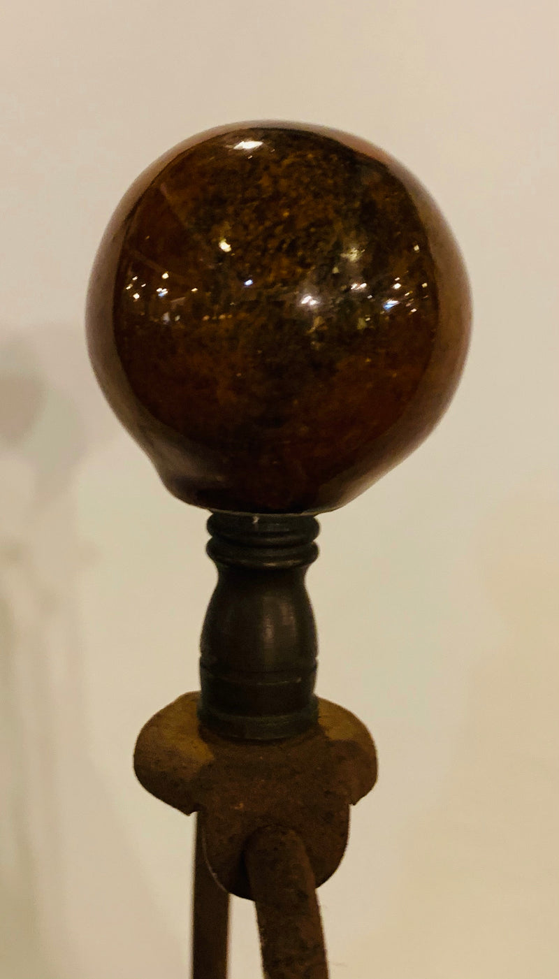 Yasha Heifetz Mid-Century Modern Ceramic Tree Trunk Table Lamp, a Pair