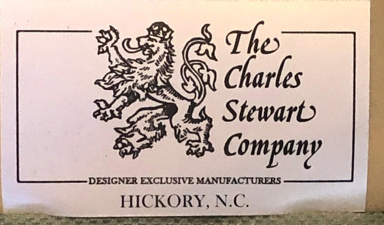 Hickory Co Charles Stewart Linen Chippendale Style Settee or Loveseat