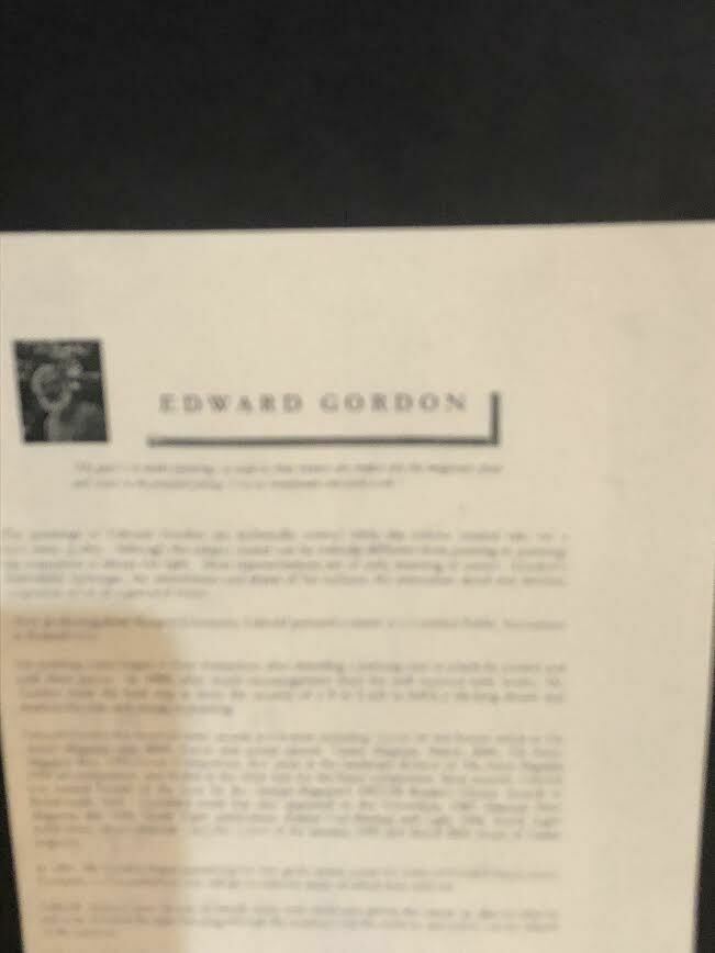 Edward Gordon prints, a Pair